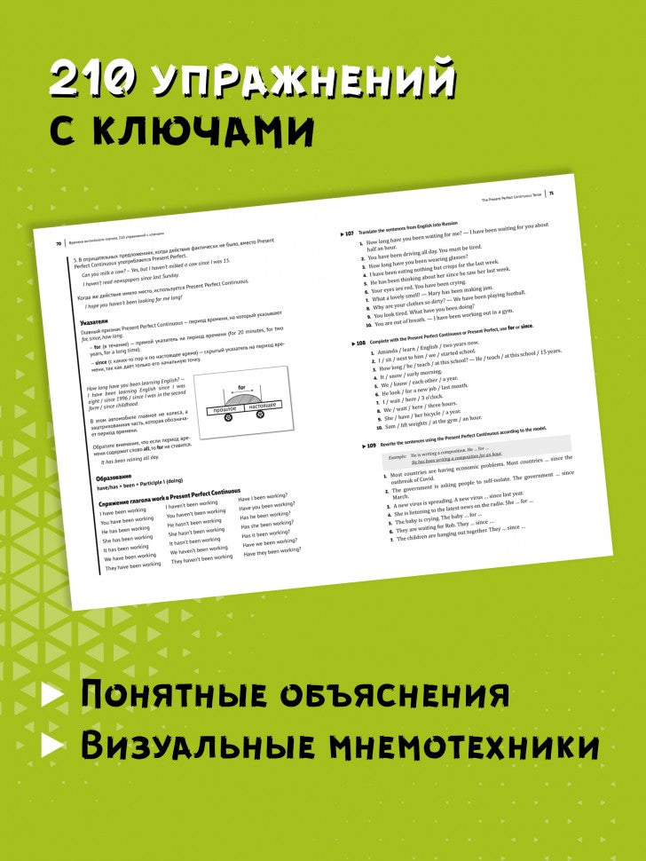 Времена английского глагола. 210 упражнений с ключами