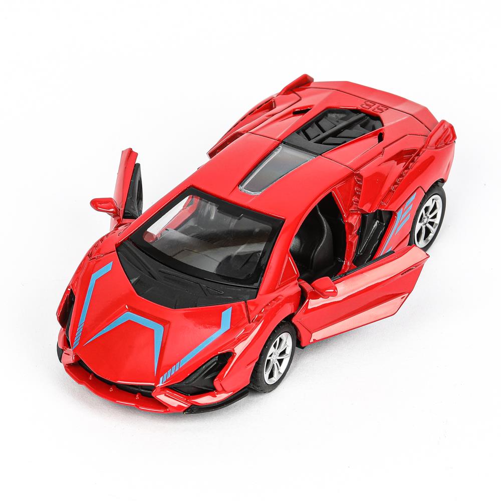 1:32 модель металл свет-звук lamborghini sian 14.9см, двери, инерция, багаж. - в кор.2*48шт