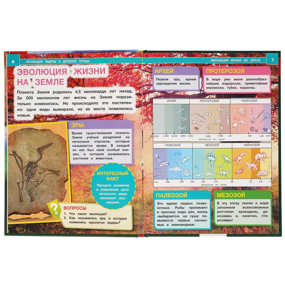 ЛЕТАЮЩИЕ ЯЩЕРЫ И ДРЕВНИЕ ПТИЦЫ. ЭНЦИКЛОПЕДИЯ А4 С РАЗВИВАЮЩИМИ ЗАДАНИЯМИ. 48 СТР. УМКА в кор.15шт