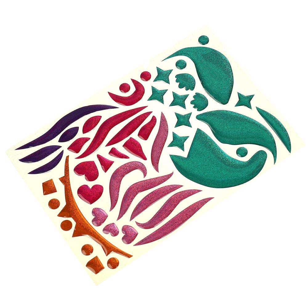 Гелевая мозаика 17*23 см русалка МУЛЬТИ АРТ в кор.100шт