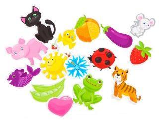 Пластик на липучках "Цвета" 10KOR PLASTIC