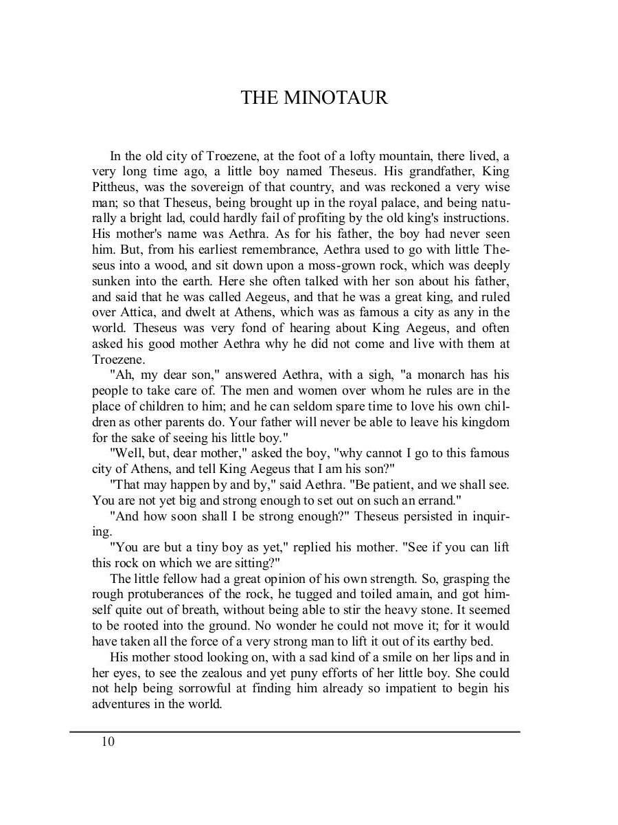 Tanglewood Tales = Сказания Лесной Чащи: сборник мифов на англ.яз. Hawthorne N.