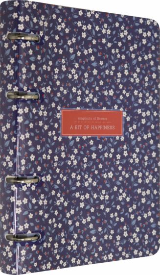 Тетрадь 120л,кольц.мех,Joli,синий,N1990