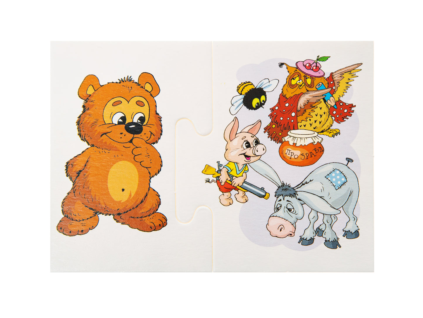 Игра обучающая. Половинки "Где моя сказка?"