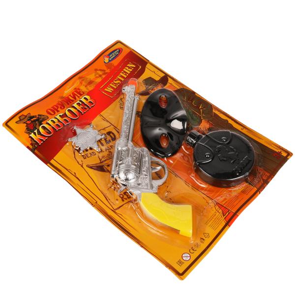 Набор оружие ковбоя блист.27,5*38,5*4см ИГРАЕМ ВМЕСТЕ в кор.2*84шт