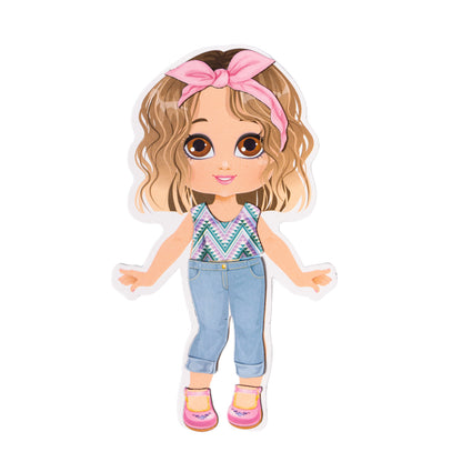 Игра магнитная "Одевашки. Модная девчонка. Ксюша". Серия Магнитные истории (европодвес, 2х8шт) арт.0