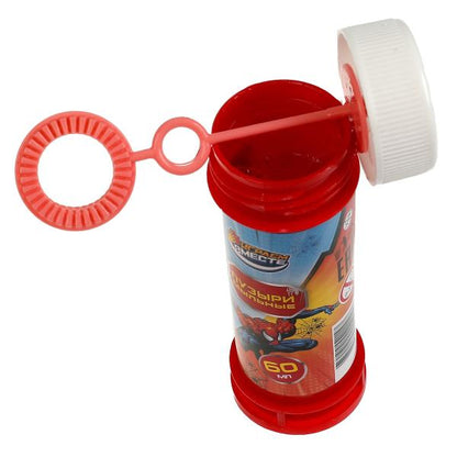 Мыльные пузыри супер герои 60мл, дисп.23*23*11см ИГРАЕМ ВМЕСТЕ уп-36шт в кор.6уп