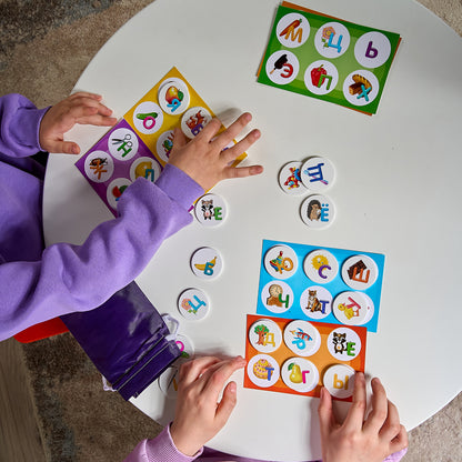 Лото пластмассовое "Азбука"