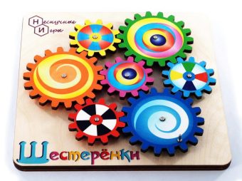 Развивающая доска "Шестеренки" арт.7989 /18