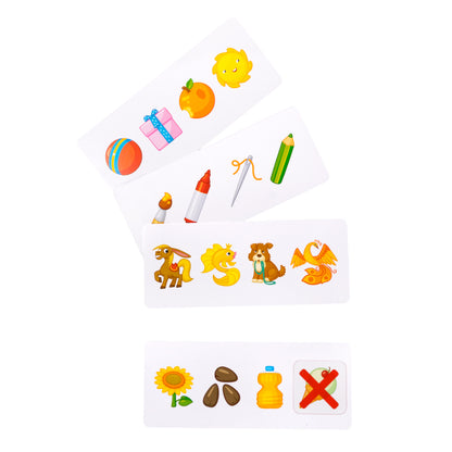 Игра развивающая Логические задачи "Что лишнее" 1, серия Учись, играя