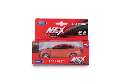 Welly. Машинка 1:38 "LADA Vesta" оранжевый арт.43727W