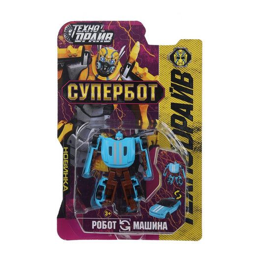 Robot de transformation pour machine, taille 22,5 x 15 x 5 cm, ton sur ton, 2 x 108 pouces