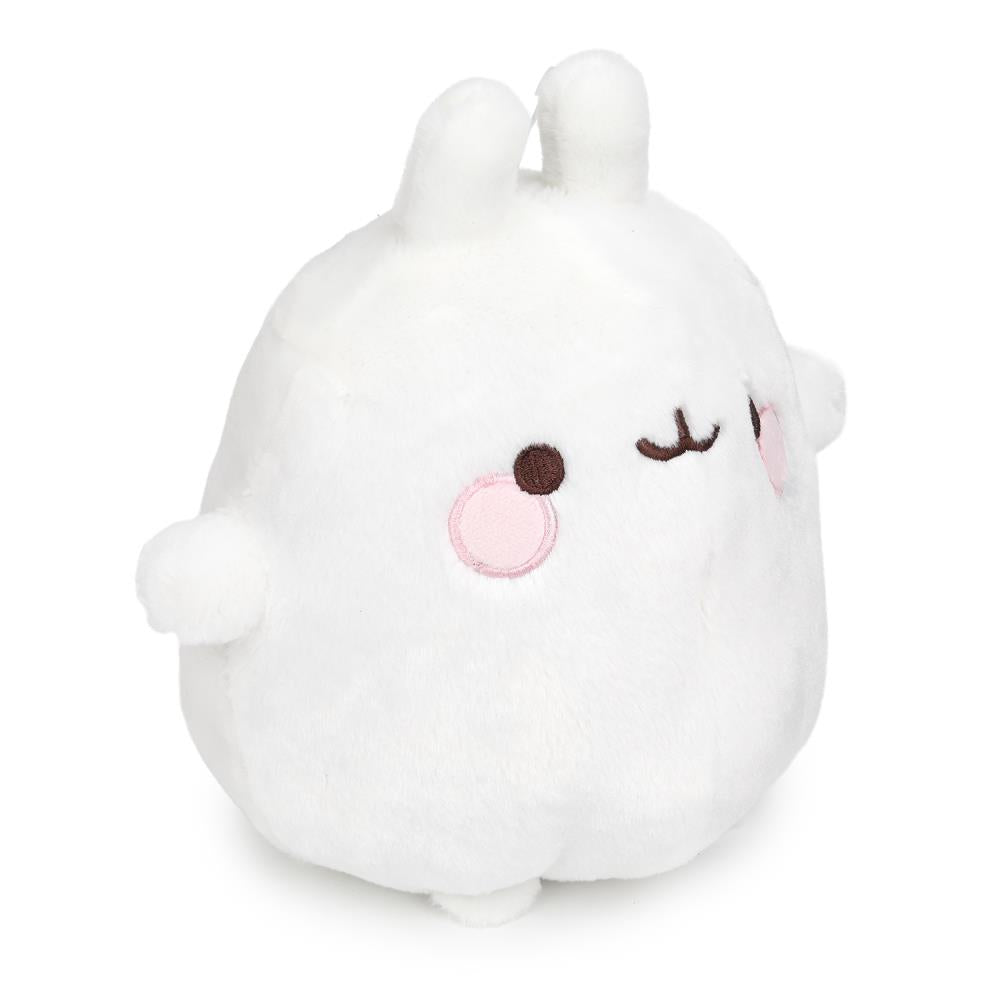 Le jeu Molang Molang 23 cm est blanc, sans puce "МУЛЬТИ-ПУЛЬТИ" dans la couleur 24шт