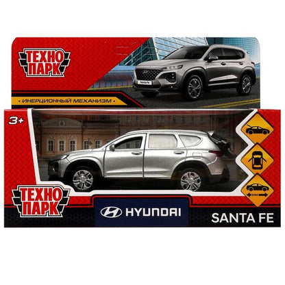 Machine en métal HYUNDAI SANTAFE pour 12 cm, double, bagage, iner, serbriste, cor. Parc technologique dans le cor.2*36шт