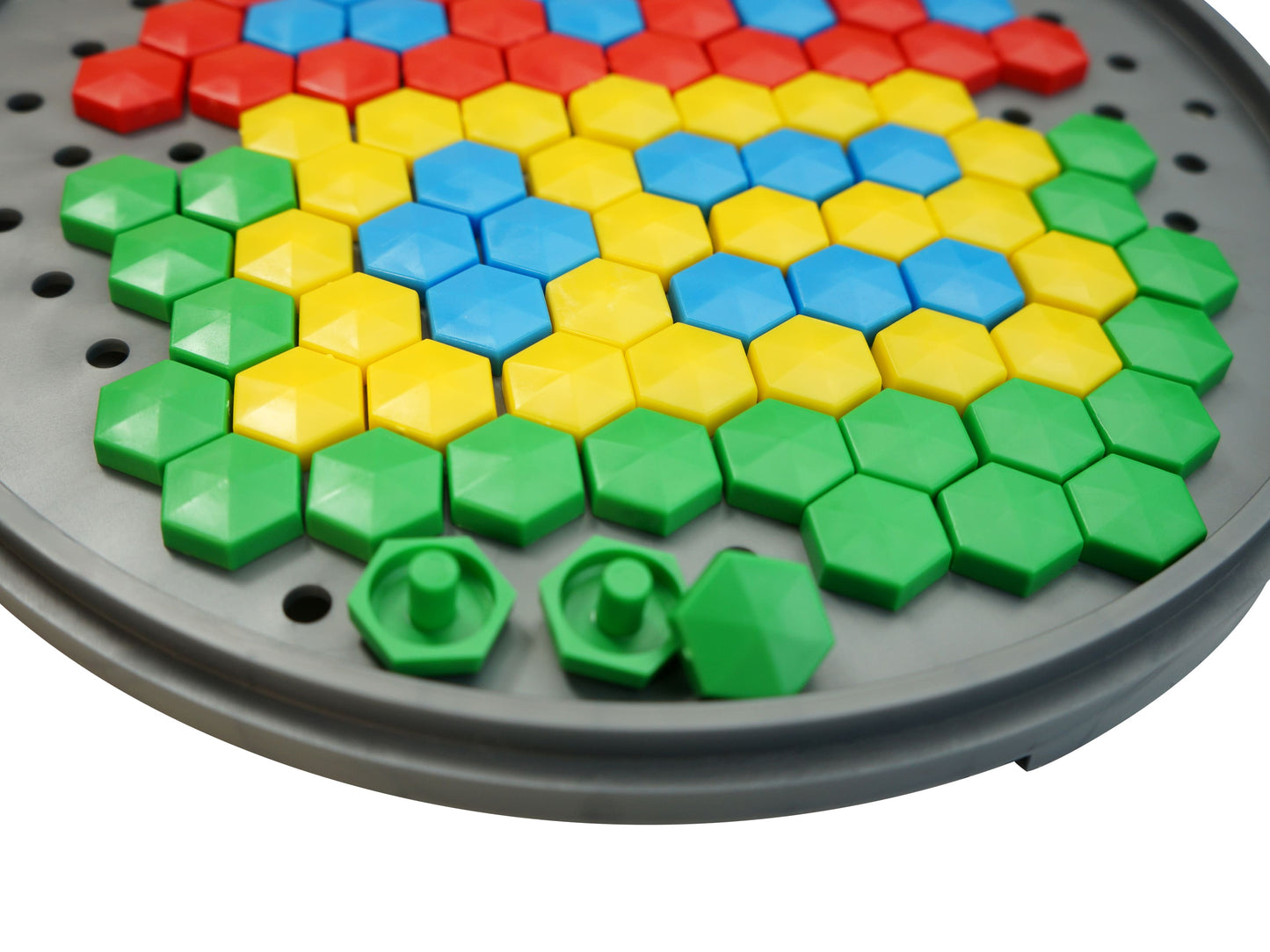 МОЗАИКА ШЕСТИГРАННАЯ 100 ЭЛ (КРУГЛАЯ ПЛАСТ.КОРОБКА) в кор.18шт