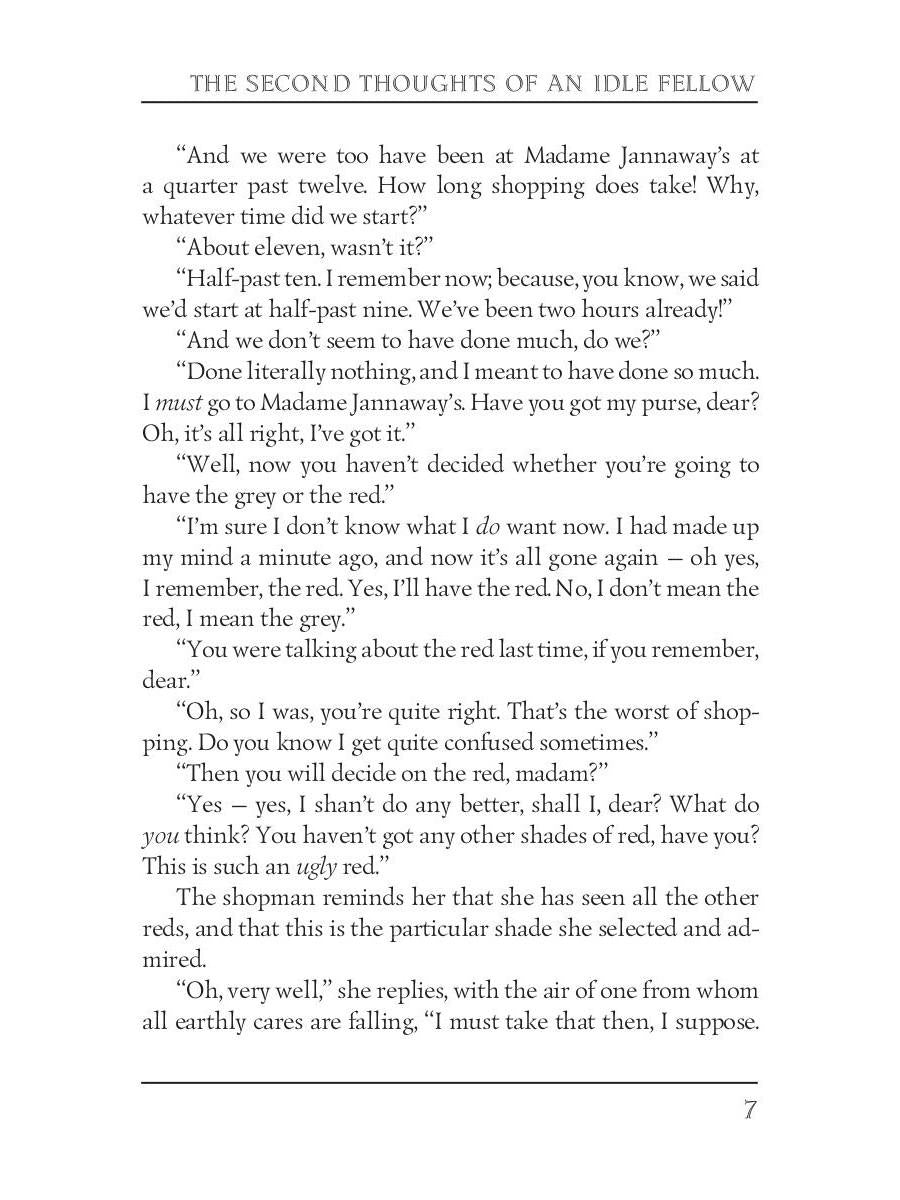 The Second Thoughts of an Idle Fellow = Праздные мысли праздного человека №2: на англ.яз