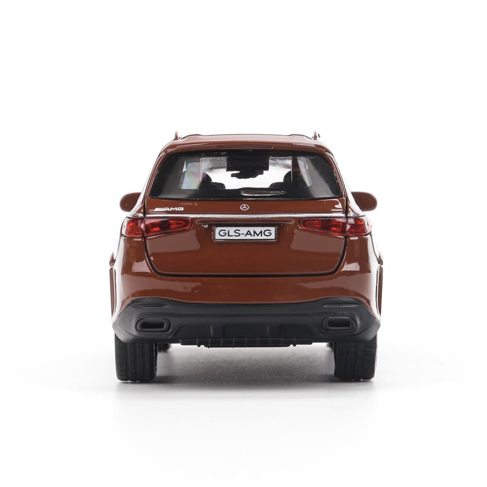 Машина металл MERCEDES-BENZ gls class amg 12см, дв,баг,ин,бронзовый, кор. Технопарк в кор.2*36шт