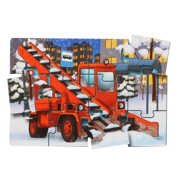 Степ. Напольный пазл арт.79124 "Спешим на помощь!" (Baby Step) (средние)