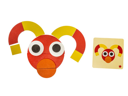 Пазл деревянный 40 эл Baby Toys Wood (35 картинок)