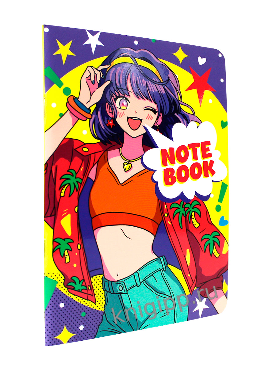 Mon Art. БЛОКНОТ в линию Аниме Carnet. Задорно