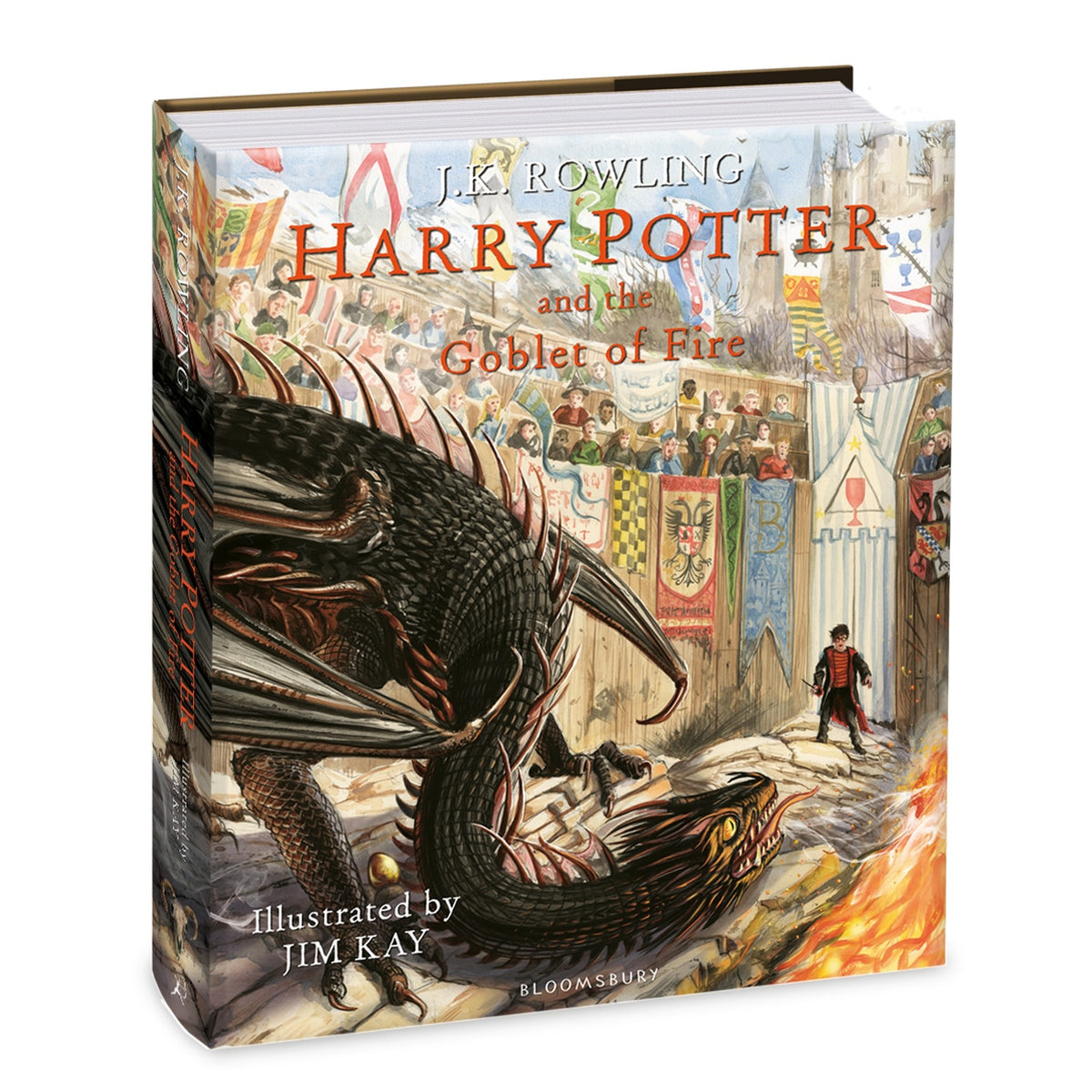 Harry Potter and the Goblet of Fire Illustrated Edition (J.K. Rowling) Гарри Поттер и Кубок Огня Илл.издание/ Книги на английском языке