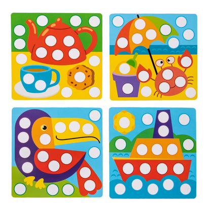 Игра развивающая Разноцветные кружочки "Большое путешествие", серия Учись, играя