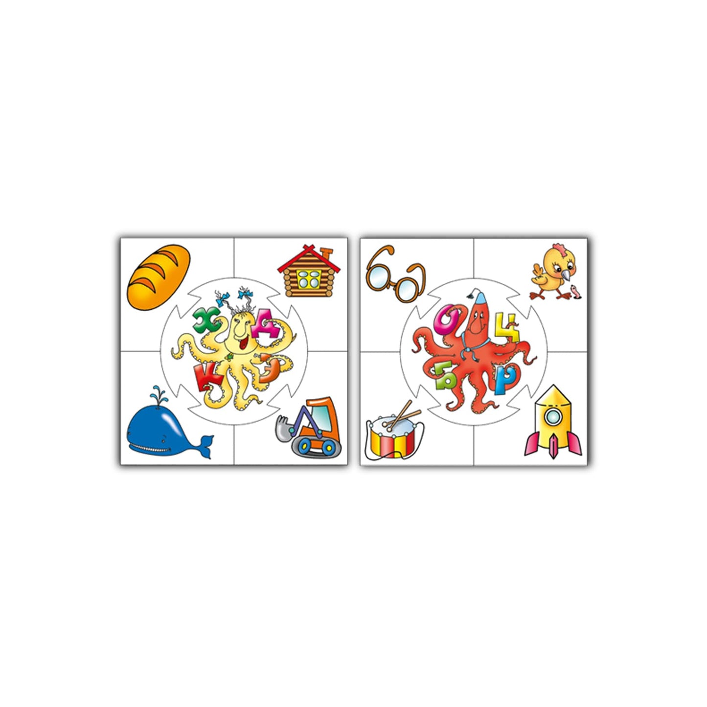 АЛФАВИТ. НАСТОЛЬНАЯ ИГРА СЕРИИ "УЧИСЬ, ИГРАЯ!" (М/Г) 00071 à уп.10шт