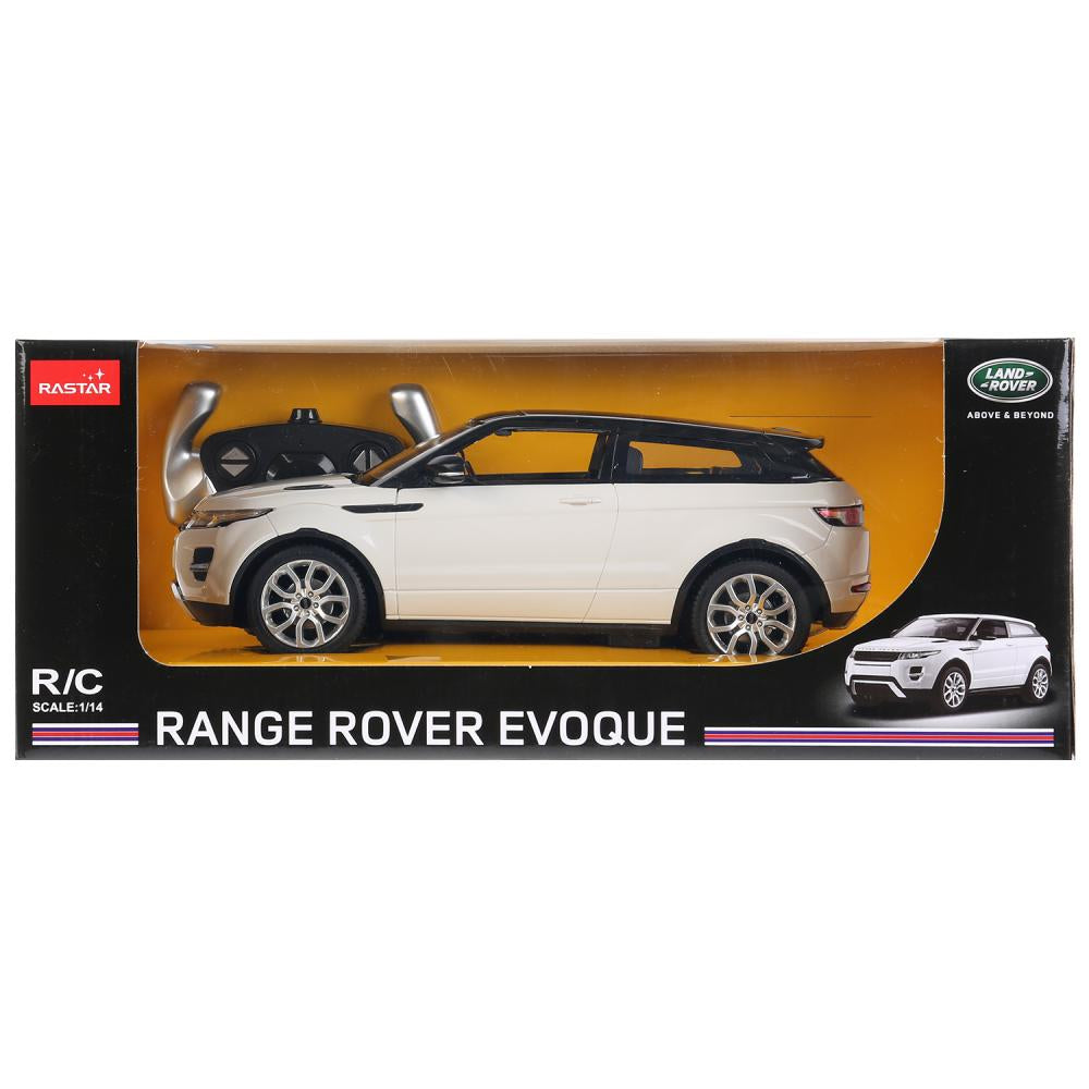 МАШИНА Р/У RASTAR RANGE ROVER EVOQUE 1:14 СО СВЕТОМ, ЦВЕТ В АССОРТ. В КОР. в кор.6шт