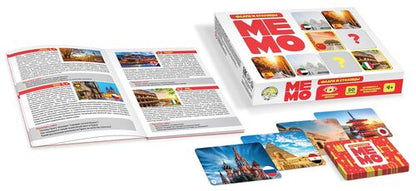 Игра настольная МЕМО "Флаги и столицы" (50 cartes)