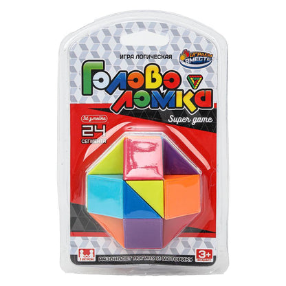 Jeu logique de 17 x 11 x 8 cm, 17 x 11 x 8 cm.
