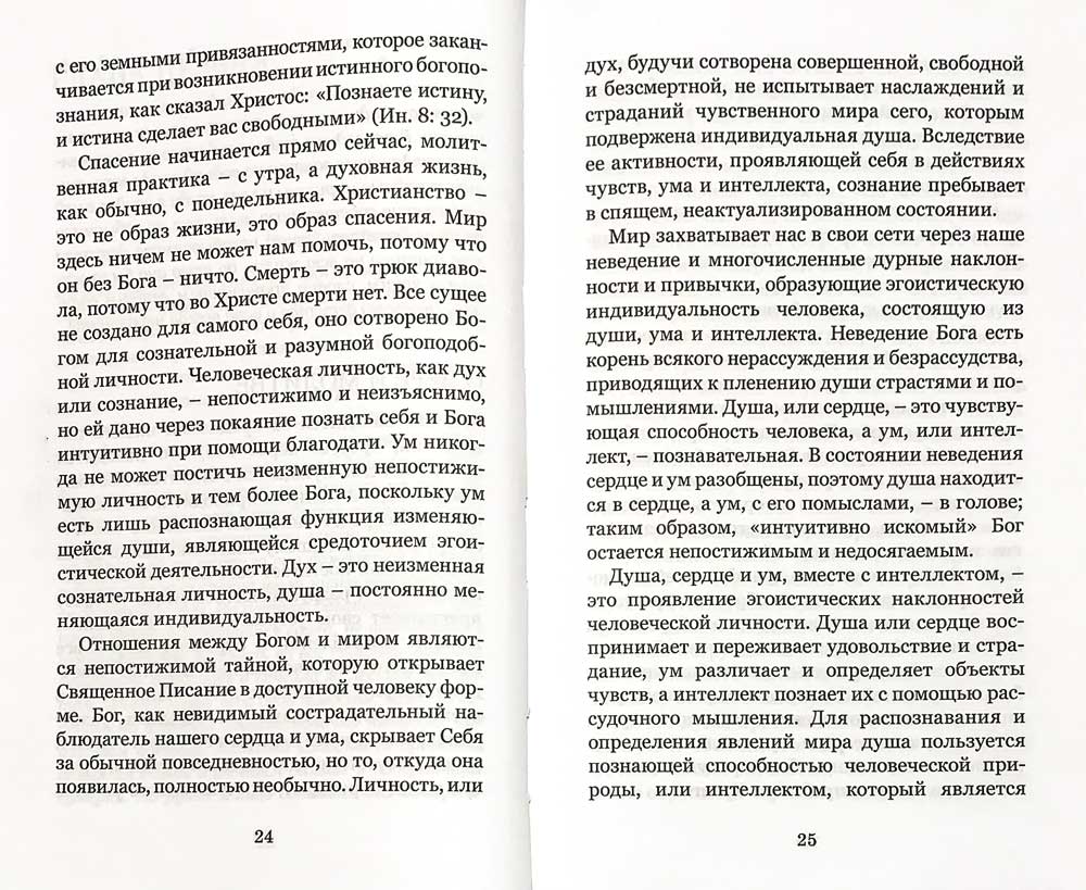 Свет неотмирный, или Молоко молитвы и твердая пища безмолвия