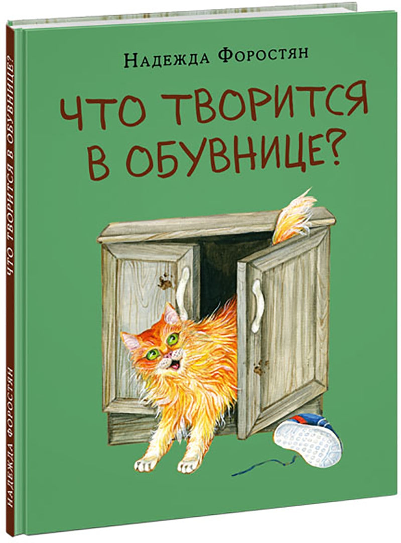 Что творится в обувнице? : [сказка] / Н. А. Форостян ; ил. О. В. Базелян. — М. : Нигма, 2021. — 24 с. : ил.