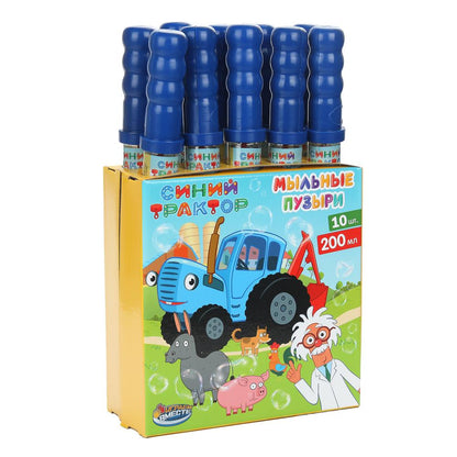 Мыльные пузыри СИНИЙ ТРАКТОР 200 ml, dans un diamètre de 38 cm, cor.23,5*10,5*38 cm, ИГРАЕМ ВМЕСТЕ jusqu'à 10 pouces cor.5up