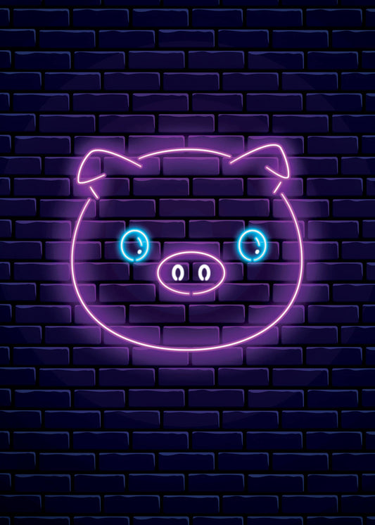 Поросенок. Тетрадь общая (А5, 48 л., накидки, клетка-стандарт)