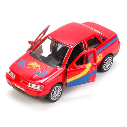 SB-16-44-S-WB 239658 МАШИНА "ТЕХНОПАРК" МЕТАЛЛ. ИНЕРЦ. LADA 110 СПОРТ 12СМ, ОТКРЫВ. ДВЕРИ В РУСС.