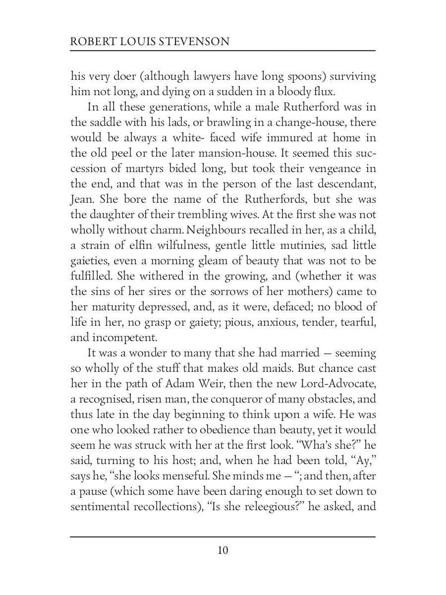 Barrage d'Hermiston = Уир Гермистон: на англ.яз. Stevenson RL