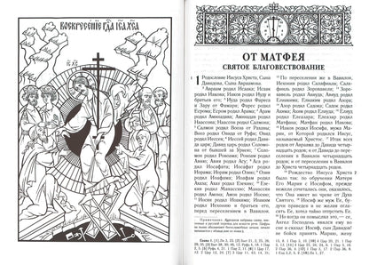 Библия. Книги Священного Писания Ветхого и Нового Завета (золотой обрез)