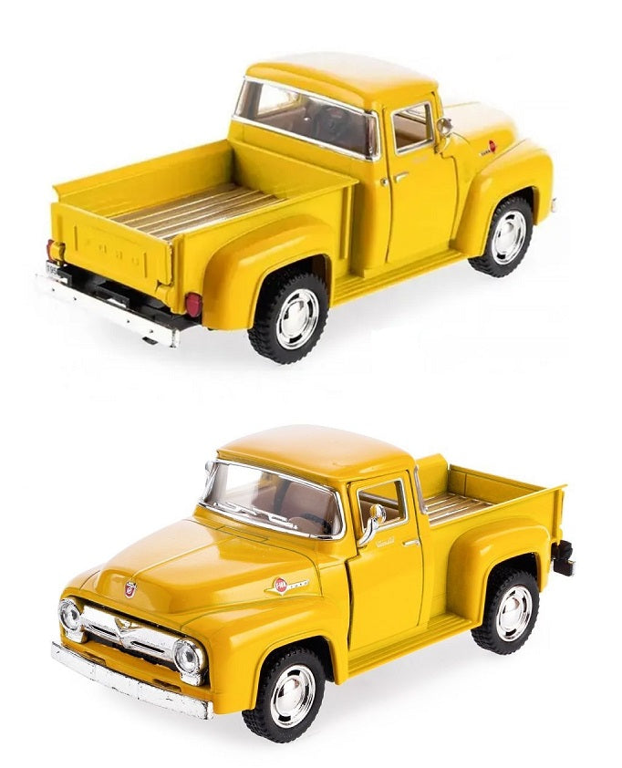 Kinsmart. Модель арт.KT5385W/1 "Ford F-100 Pickup 1956" 1:38 (желтая) инерц.