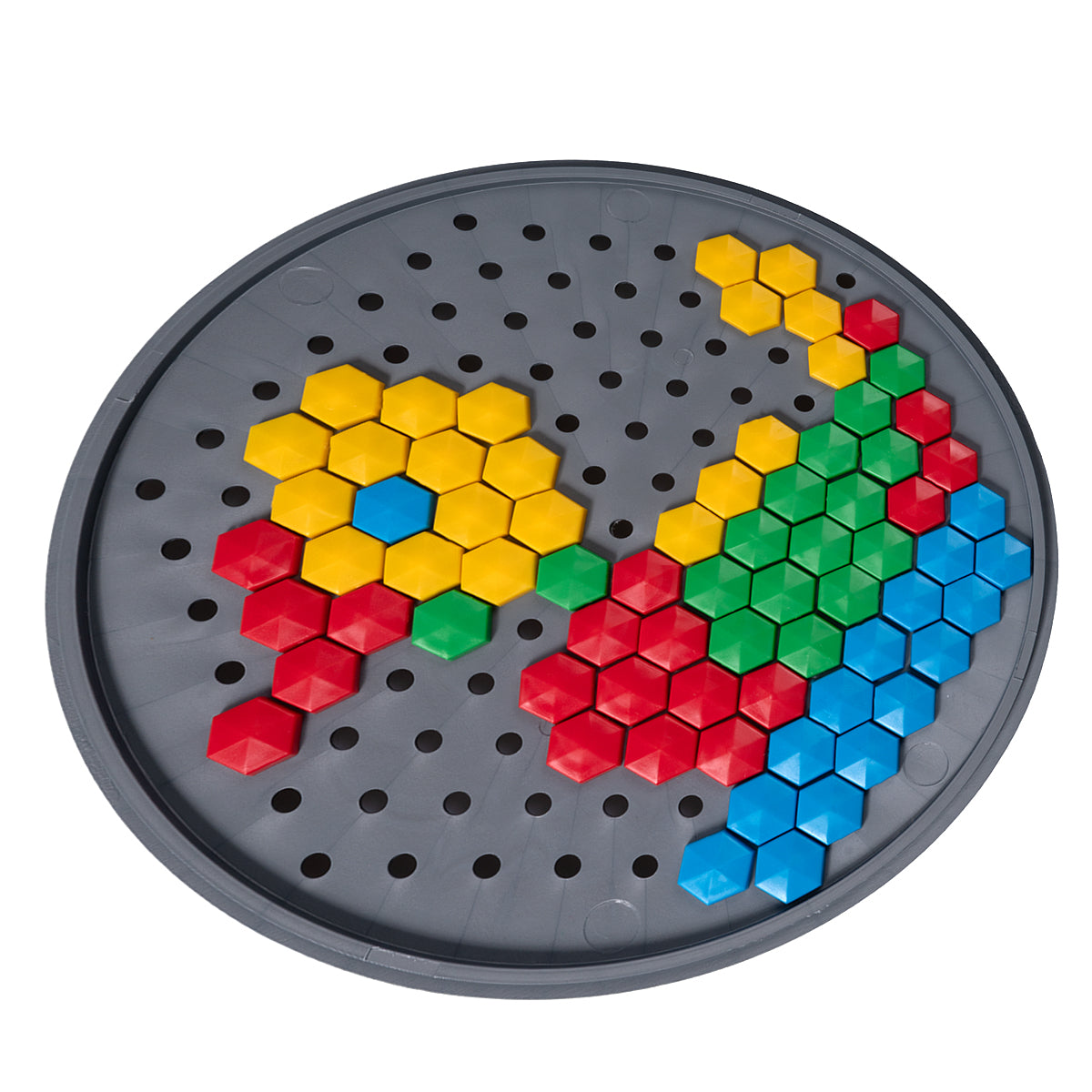 МОЗАИКА ШЕСТИГРАННАЯ 85 ЭЛ (КРУГЛАЯ ПЛАСТ.КОРОБКА) в кор.18шт