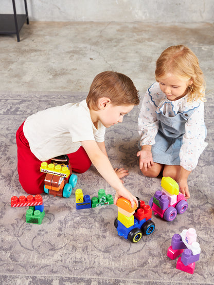 Конструктор пластиковый "Пожарная часть" 35 дет (Baby Blocks)