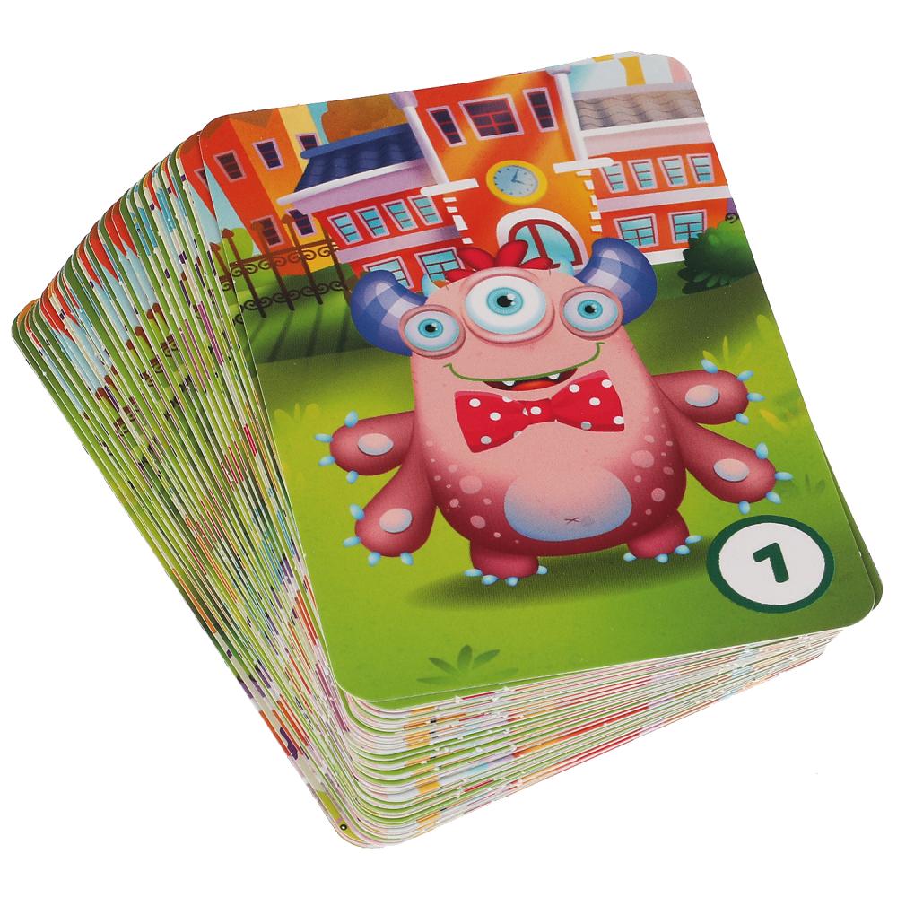 МОНСТРИКИ. КАРТОЧНАЯ ИГРА МЕМО. (50 КАРТОЧЕК). КОР: 125Х170Х40ММ, КАРТОЧКИ 65Х95ММ, БУКЛЕТ в кор50шт