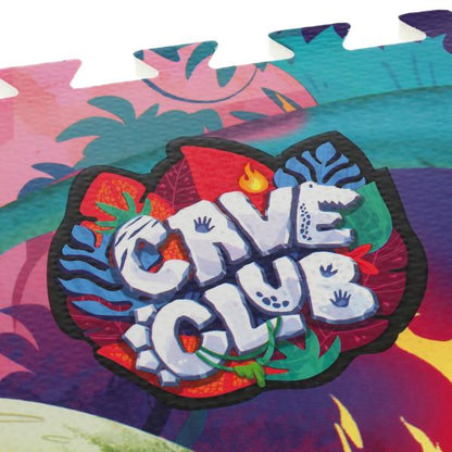 Коврик-пазл CAVE CLUB 8 сегментов, каждый 31.5*31.5см ИГРАЕМ ВМЕСТЕ в кор.12шт