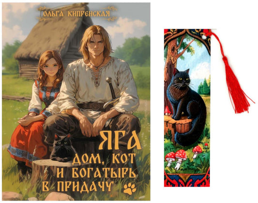 Яга. Дом, кот и богатырь в придачу + закладка