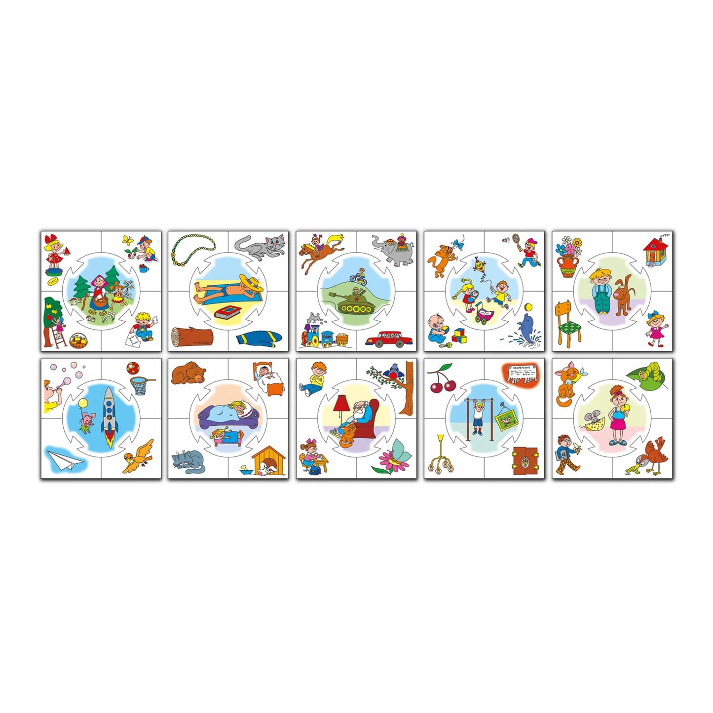 Игра обучающая Учись играя "Кто что делает" арт.00240