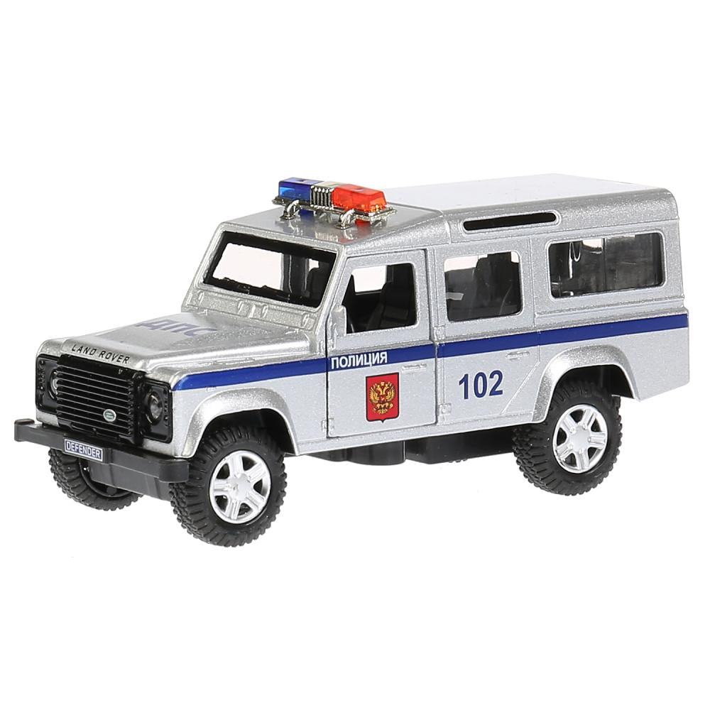 Machine en métal pour LAND ROVER DEFENDER ПОЛИЦИЯ 12 cm, dv, sac, in, cor. Parc technologique dans le cor.2*36шт