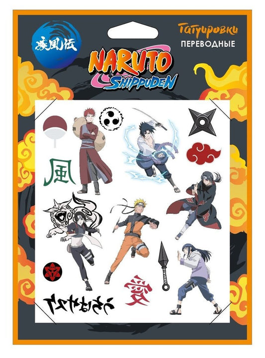Переводные татуировки. Naruto. Набор №2