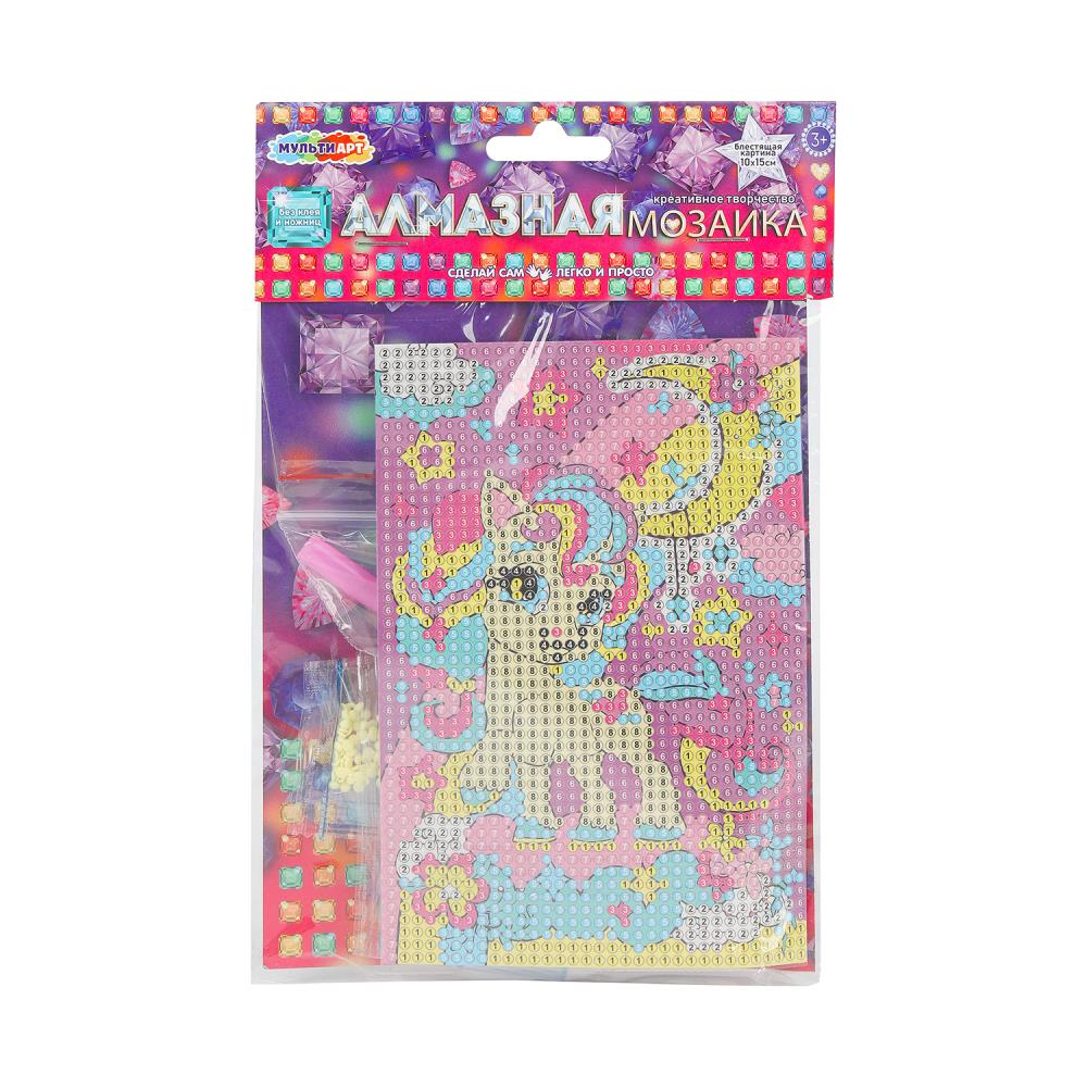 Алмазная мозаика 10*15 пони МУЛЬТИ АРТ в кор.100шт