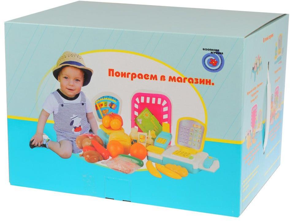 ИГРОВОЙ НАБОР "ПРОДУКТОВЫЙ МАГАЗИН" (27 ПР.) в кор.4шт