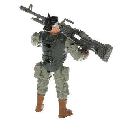 Un soldat avec un emballage et un blister vert, 26,5*22*6 cm, VEМЕСТЕ dans la couleur 2*72 pouces