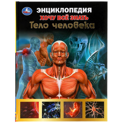 Тело человека. Хочу все знать. Энциклопедия А5. 165х215мм, 96 стр., тв. переплет Умка в кор.22шт